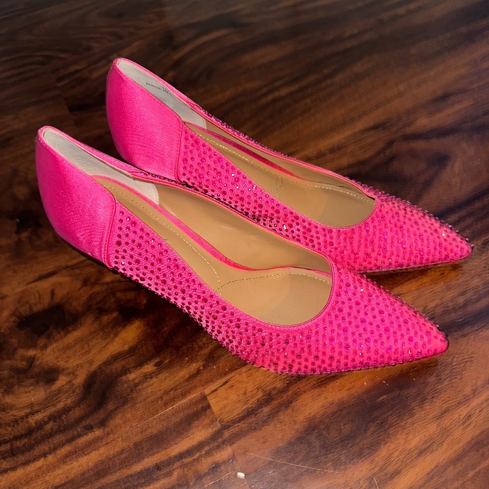 J. Renee Pink Sparkle Heel size 10
